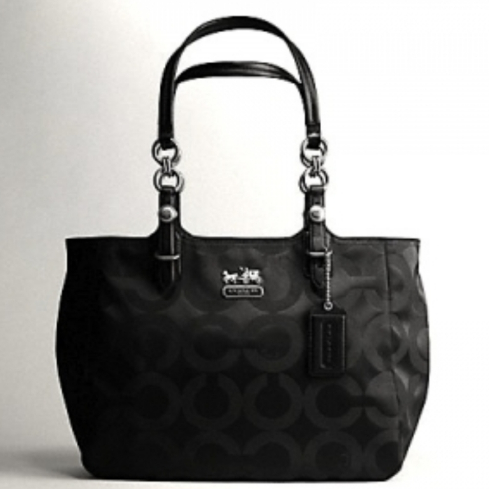 Coach Mia OP Art Sateen Tote